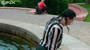 Hot Babe's Wet And Messy Outdoor Cool Down Screencap 34 on sinx.preview.netperv.com