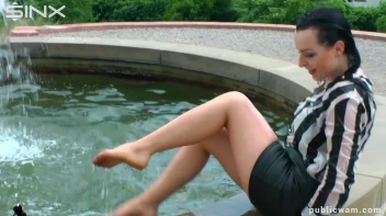 Hot Babe's Wet And Messy Outdoor Cool Down Screencap 36 on sinx.preview.netperv.com