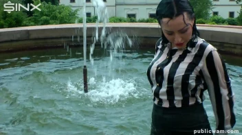 Hot Babe's Wet And Messy Outdoor Cool Down Screencap 16 on sinx.preview.netperv.com