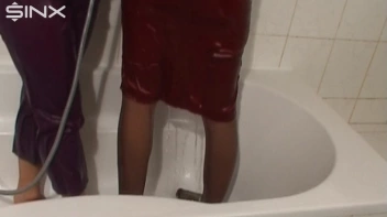 Slippery Clothed Bathtub Fun For Lesbians Screencap 69 on sinx.preview.netperv.com