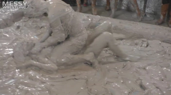 Muddy Wrestling: Miss Skinny Is Back In Messy Action! Hair Pullers Go Hard! Screencap 94 on sinx.preview.netperv.com