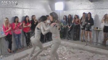 Muddy Wrestling: Miss Skinny Is Back In Messy Action! Hair Pullers Go Hard! Screencap 14 on sinx.preview.netperv.com