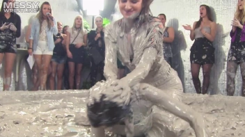 Muddy Wrestling: Miss Skinny Is Back In Messy Action! Hair Pullers Go Hard! Screencap 18 on sinx.preview.netperv.com