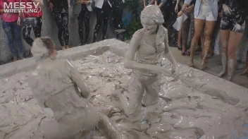 Muddy Wrestling: Miss Skinny Is Back In Messy Action! Hair Pullers Go Hard! Screencap 34 on sinx.preview.netperv.com