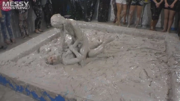 Muddy Wrestling: Miss Skinny Is Back In Messy Action! Hair Pullers Go Hard! Screencap 57 on sinx.preview.netperv.com