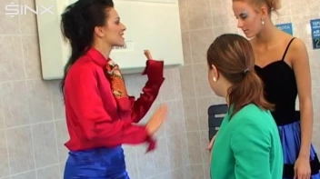 Pool Fun For Satin Clad Babes Screencap 11 on sinx.preview.netperv.com