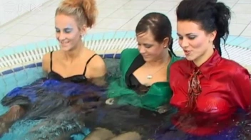 Pool Fun For Satin Clad Babes Screencap 40 on sinx.preview.netperv.com