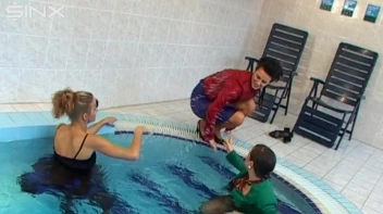 Pool Fun For Satin Clad Babes Screencap 45 on sinx.preview.netperv.com