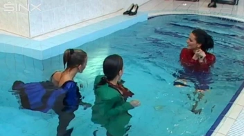 Pool Fun For Satin Clad Babes Screencap 55 on sinx.preview.netperv.com