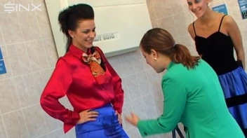 Pool Fun For Satin Clad Babes Screencap 7 on sinx.preview.netperv.com