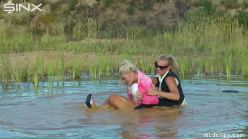 Mud Wrestling Catfighting Babes Dirty Dunking - Cam 1 Screencap 23 on sinx.preview.netperv.com