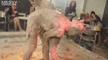 Muddy Wrestling: Raging Regina vs.The Cinnamon Buns Screencap 26 on sinx.preview.netperv.com