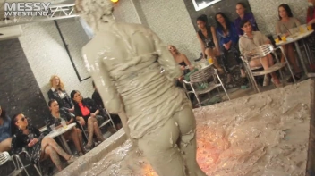 Muddy Wrestling: Raging Regina vs.The Cinnamon Buns Screencap 37 on sinx.preview.netperv.com