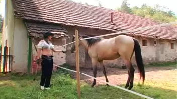 Trainer Breaks In Her Man Horse Screencap 1 on sinx.preview.netperv.com