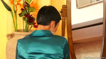 Piss Showers Rain Down On This Satin Beauty Screencap 30 on sinx.preview.netperv.com