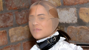 Latest deal - Stocking Masked Sub Girl Takes Cum In Mouth