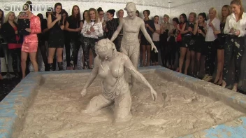 Muddy Wrestling: Jenna Lovely vs Lilith Virago & Gabriella vs. Sheila Screencap 58 on sinx.preview.netperv.com