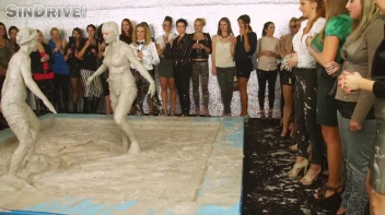 Muddy Wrestling: Jenna Lovely vs Lilith Virago & Gabriella vs. Sheila Screencap 66 on sinx.preview.netperv.com