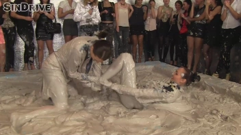 Muddy Wrestling: Jenna Lovely vs Lilith Virago & Gabriella vs. Sheila Screencap 88 on sinx.preview.netperv.com