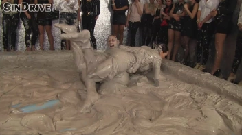 Muddy Wrestling: Jenna Lovely vs Lilith Virago & Gabriella vs. Sheila Screencap 106 on sinx.preview.netperv.com