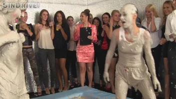 Muddy Wrestling: Jenna Lovely vs Lilith Virago & Gabriella vs. Sheila Screencap 11 on sinx.preview.netperv.com