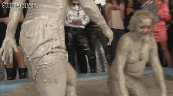 Muddy Wrestling: Jenna Lovely vs Lilith Virago & Gabriella vs. Sheila Screencap 13 on sinx.preview.netperv.com