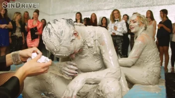 Muddy Wrestling: Jenna Lovely vs Lilith Virago & Gabriella vs. Sheila Screencap 26 on sinx.preview.netperv.com