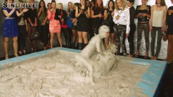 Muddy Wrestling: Jenna Lovely vs Lilith Virago & Gabriella vs. Sheila Screencap 31 on sinx.preview.netperv.com