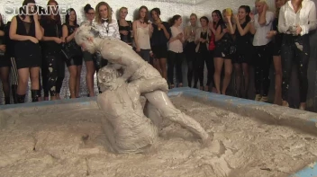 Muddy Wrestling: Jenna Lovely vs Lilith Virago & Gabriella vs. Sheila Screencap 32 on sinx.preview.netperv.com