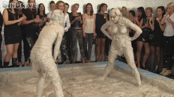 Muddy Wrestling: Jenna Lovely vs Lilith Virago & Gabriella vs. Sheila Screencap 39 on sinx.preview.netperv.com