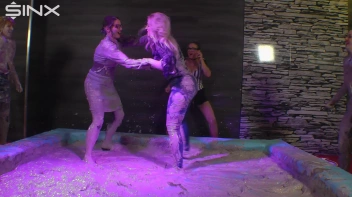 Referee Gets Wrestled Into The Mud During Match Screencap 1 on sinx.preview.netperv.com