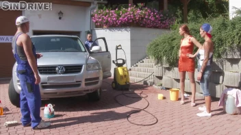 Crazy Car Service Cuties, Customer Care Chicks & Drive-In-Piss Power At Your Service! Let's Make Porn Great Again! Screencap 9 on sinx.preview.netperv.com
