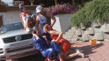 Crazy Car Service Cuties, Customer Care Chicks & Drive-In-Piss Power At Your Service! Let's Make Porn Great Again! Screencap 21 on sinx.preview.netperv.com