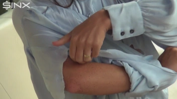 Destructive Brunette Rips Her Silk Blouse Screencap 47 on sinx.preview.netperv.com