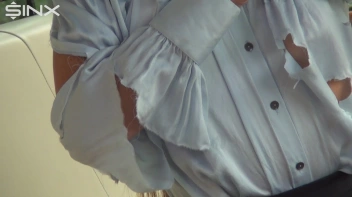 Destructive Brunette Rips Her Silk Blouse Screencap 52 on sinx.preview.netperv.com