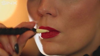 Seductive Babe With Red Lips Enjoys Smoking Screencap 10 on sinx.preview.netperv.com