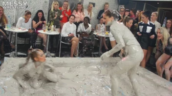 Messy Wrestling: Mud Bunnies Beast it Out In The Ring! Screencap 22 on sinx.preview.netperv.com