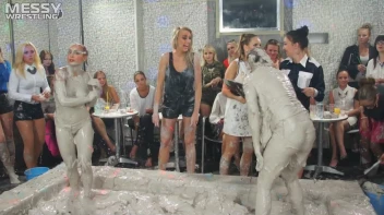 Messy Wrestling: Mud Bunnies Beast it Out In The Ring! Screencap 29 on sinx.preview.netperv.com