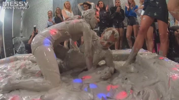 Messy Wrestling: Mud Bunnies Beast it Out In The Ring! Screencap 67 on sinx.preview.netperv.com