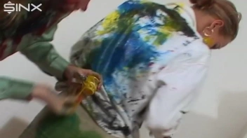 Dressed Babes Paint Each Others Outfits Screencap 41 on sinx.preview.netperv.com