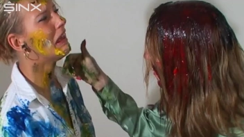 Dressed Babes Paint Each Others Outfits Screencap 49 on sinx.preview.netperv.com