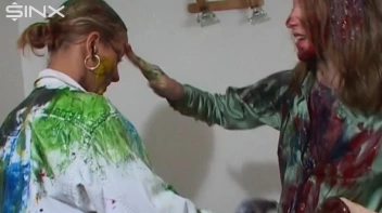 Dressed Babes Paint Each Others Outfits Screencap 52 on sinx.preview.netperv.com