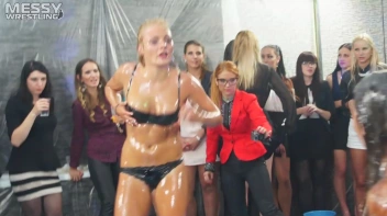 Messy Wrestling: Cuties In Panties Take Shots In The Slop!  Badass Babes Bring It! Screencap 79 on sinx.preview.netperv.com