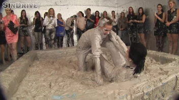 Muddy Wrestling: Regina vs. Kirsten Plant Screencap 16 on sinx.preview.netperv.com