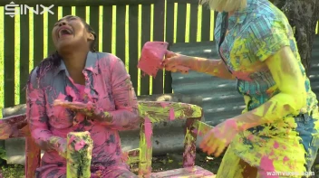 Messy Mamacitas, Girlfriends Paint Themselves Pretty Screencap 24 on sinx.preview.netperv.com