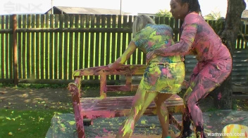 Messy Mamacitas, Girlfriends Paint Themselves Pretty Screencap 25 on sinx.preview.netperv.com