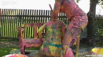 Messy Mamacitas, Girlfriends Paint Themselves Pretty Screencap 31 on sinx.preview.netperv.com