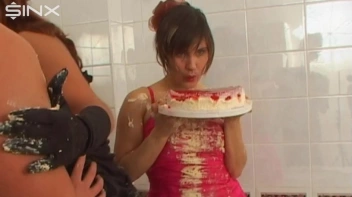 Cake Loving Cuties Enjoy WAM Threesome In The Bath Screencap 24 on sinx.preview.netperv.com