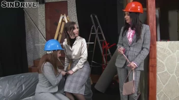 Lesbo Piss Power Meeting At The Worksite!  No Hard Hats Can Stop These Piss Showers! Screencap 9 on sinx.preview.netperv.com