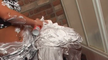 Wet And Messy Shaving Foam Fun Screencap 26 on sinx.preview.netperv.com